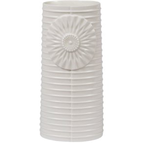 Dottir Nordic Design Pipanella Lines Oval Vase H18,1 cm, Hvid