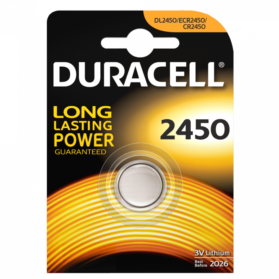 Duracell Batteri CR2450 2 stk.