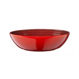 Le Creuset dyb tallerken 18 cm, Cerise rød uden Logo
