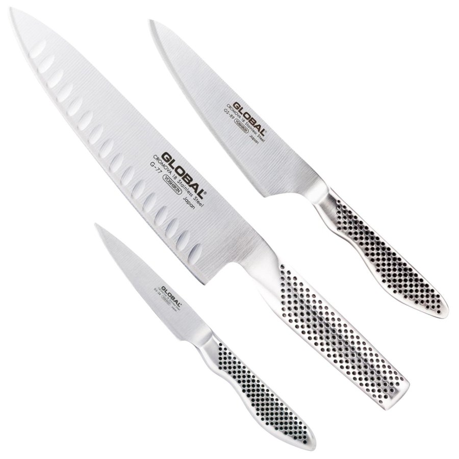 Global Knivs�t 3 Dele GS-89, G-77, GS-38, St�l