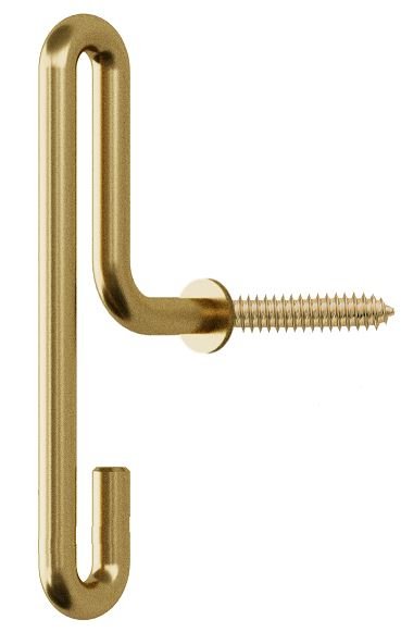 MOEBE Haken 2er Set 8 cm, Gold Matt