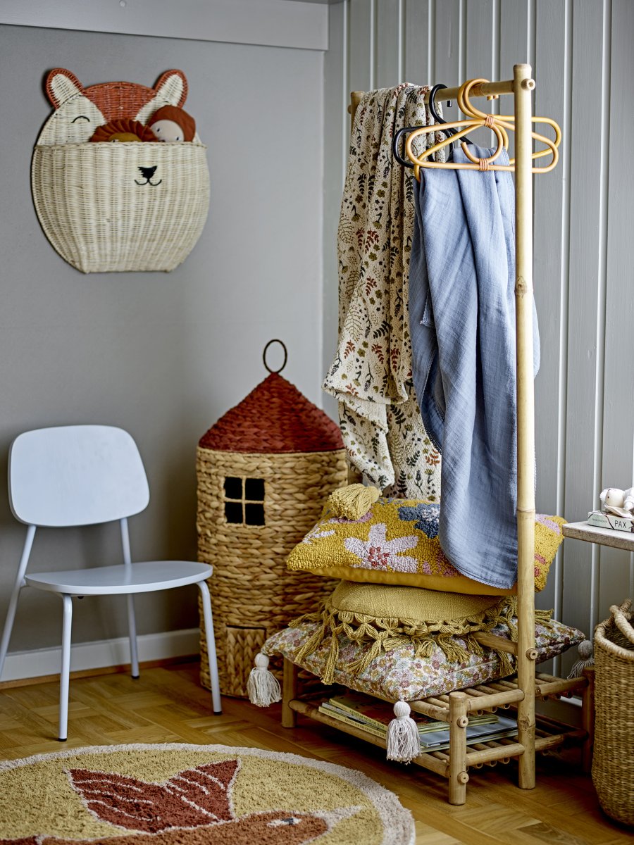 Bloomingville Mini Linas Korb mit Deckel 70 cm, Wasserhyazinthe
