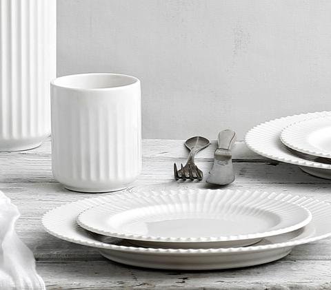 Lyngby Tallerken 27cm Hvid Klart