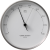 Georg Jensen Henning Koppel Barometer 10 cm, Stahl/Weiß