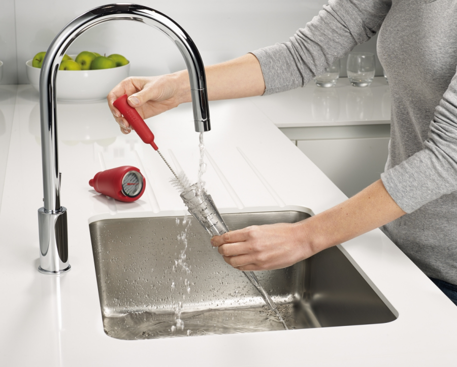 Joseph Joseph ThermoBaste stegepipette og stegetermometer r�d/klar