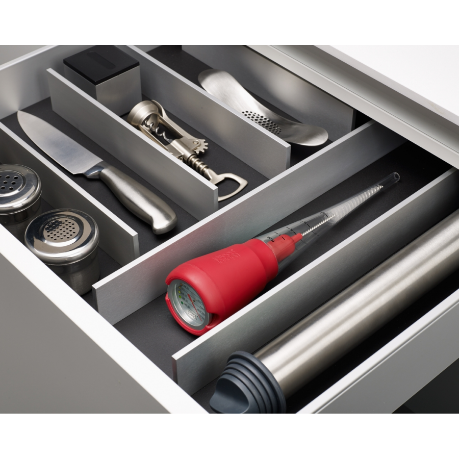 Joseph Joseph ThermoBaste stegepipette og stegetermometer r�d/klar