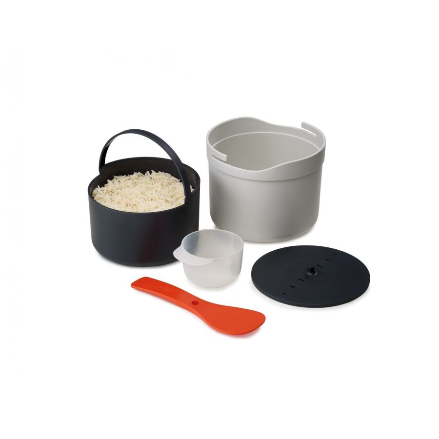 Joseph Joseph M-Cuisine Reiskocher fr die Mikrowelle 2 L, Wei