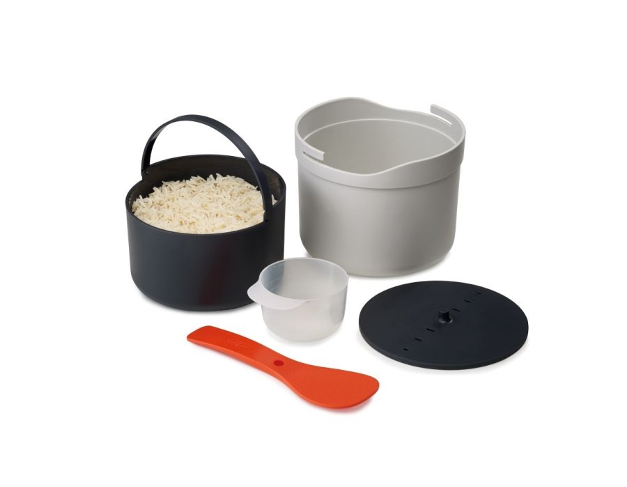 Joseph Joseph M-Cuisine Reiskocher fr die Mikrowelle 2 L, Wei