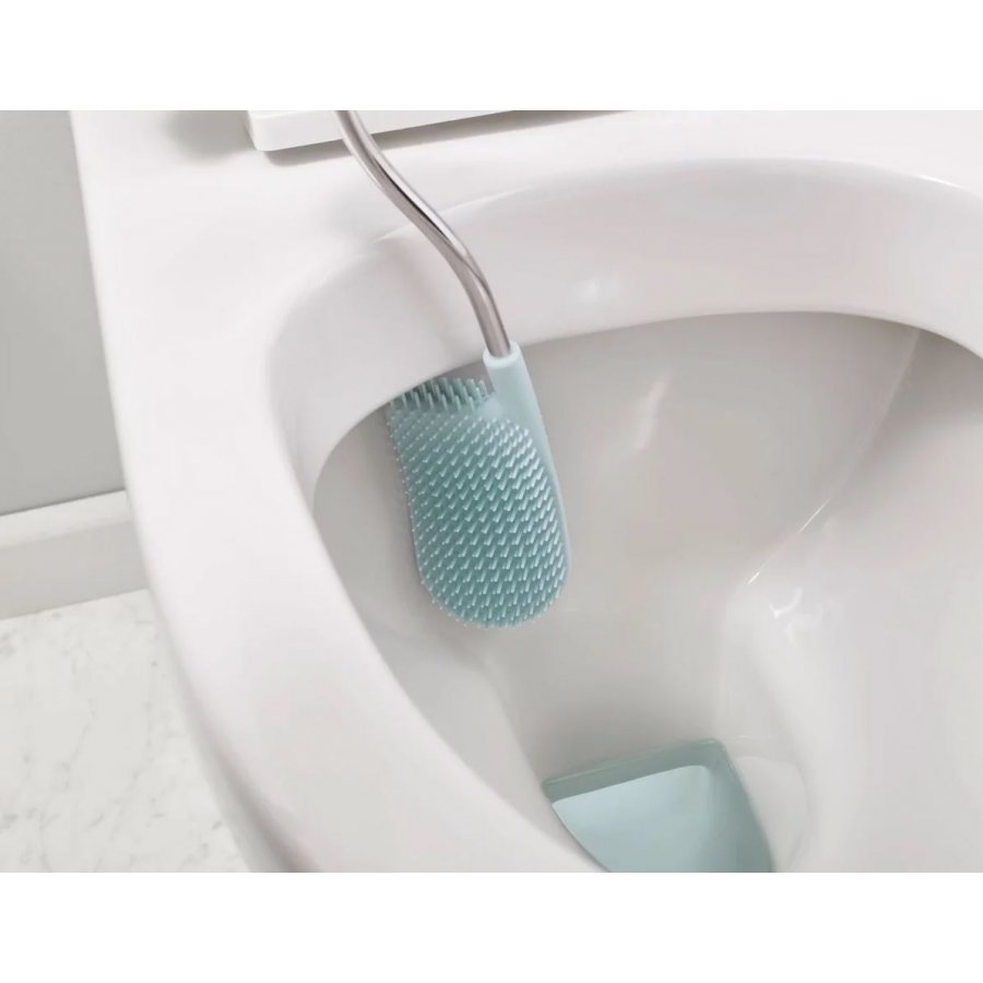 Joseph Joseph Flex Toilettenbrste, Wei/Hellblau