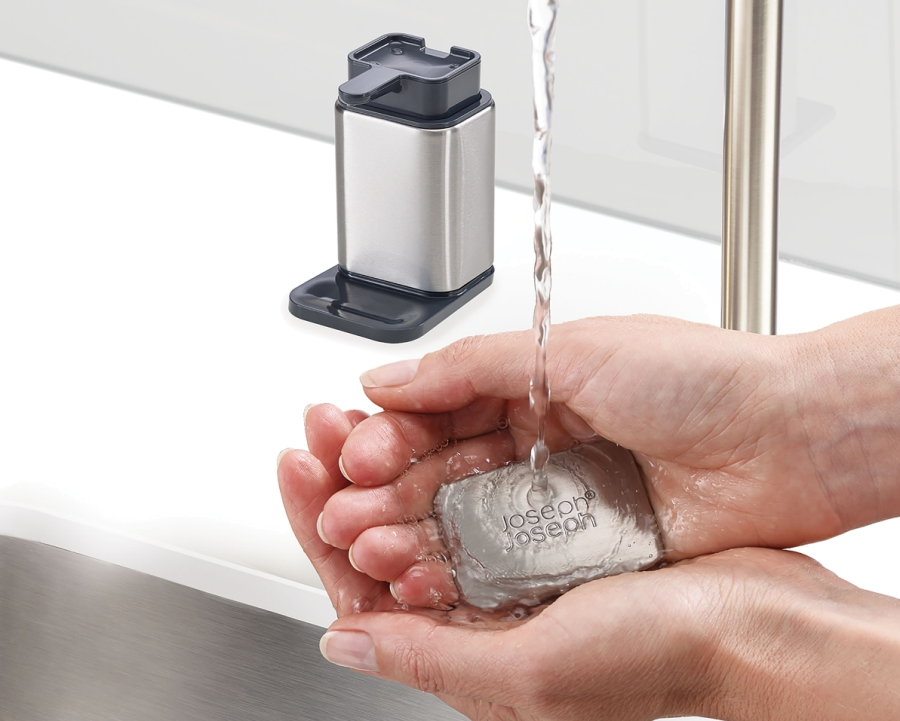 Joseph Joseph Surface Sbedispenser og Stlsbe 10,6 cm, Stl/Gr