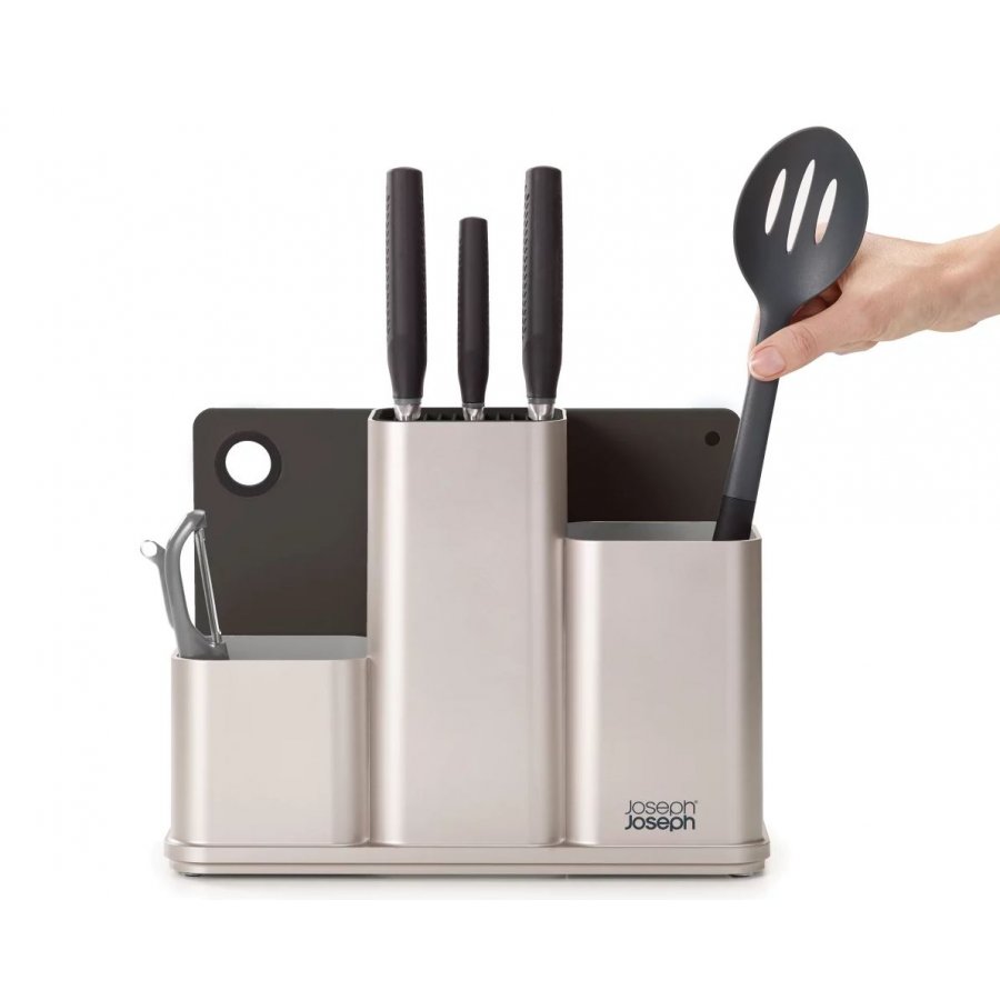 Joseph Joseph CounterStore redskabsopbevaring med skrebrt stl/sort