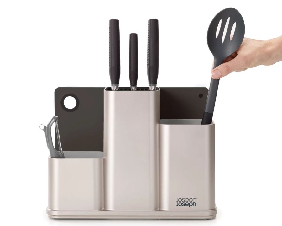 Joseph Joseph CounterStore redskabsopbevaring med skrebrt stl/sort