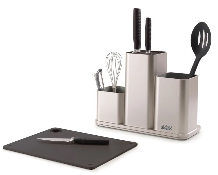 Joseph Joseph CounterStore redskabsopbevaring med skrebrt stl/sort