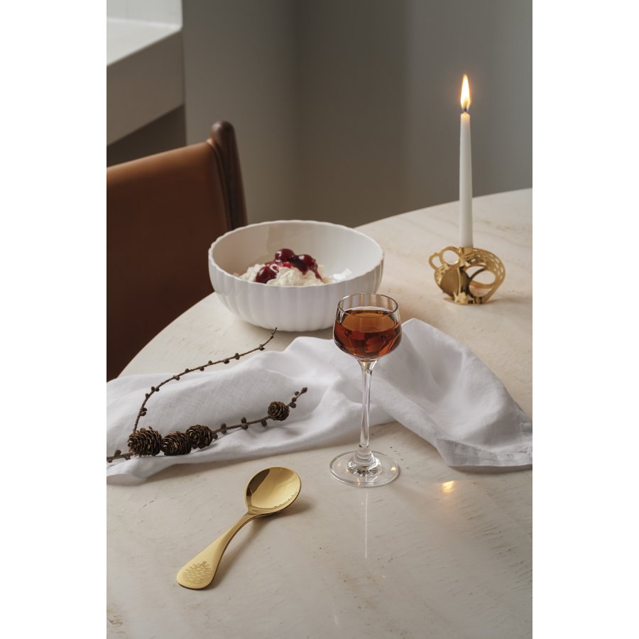 Georg Jensen Juleske 2023 15,2 cm, Guld