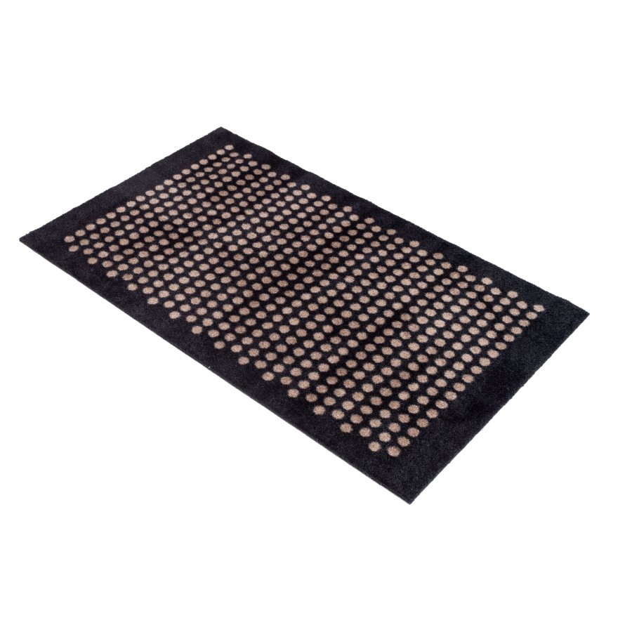 Tica Copenhagen Dot Matte 60x90 cm, Schwarz/Sand