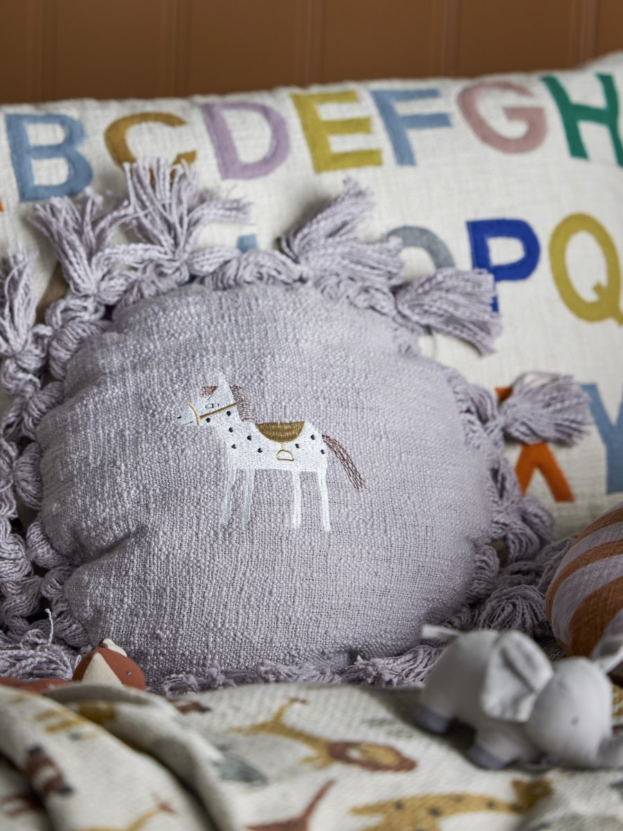 Bloomingville Mini Elinna Pude �34 cm, Lilla