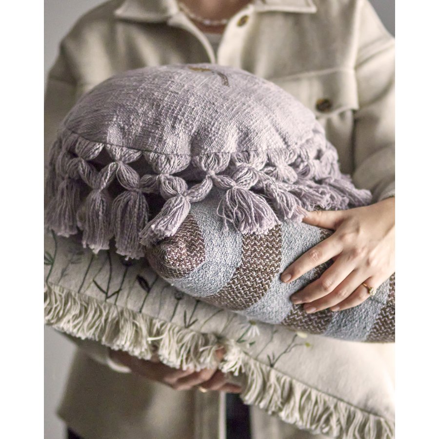 Bloomingville Mini Elinna Pude �34 cm, Lilla