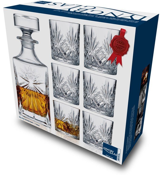 Lyngby Glas Melodia Whiskyst 7 Dele