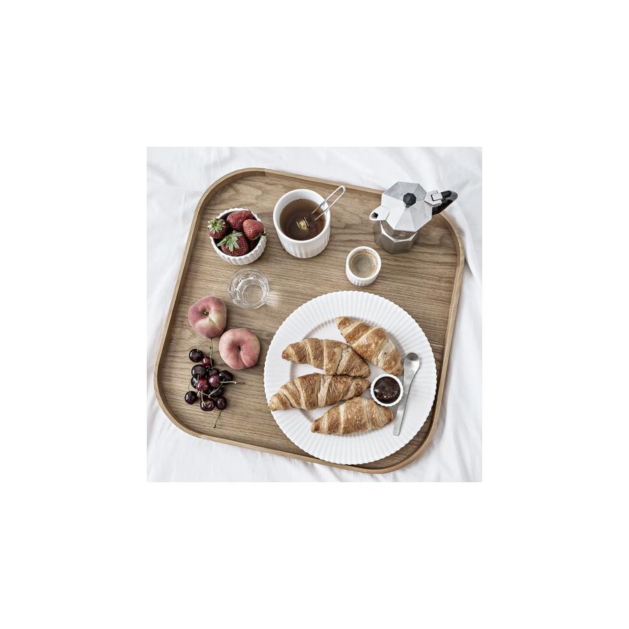 Lyngby Tallerken 27cm Hvid Klart