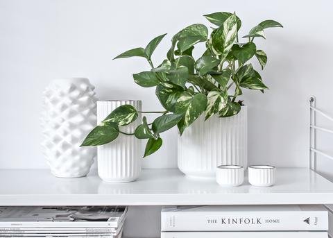 Lyngby Vesterbro Vasen 20cm Hvid