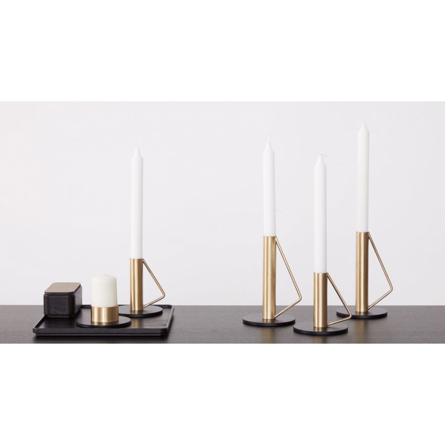 Andersen Furniture Lysestage 17cm Candleholder, Messing