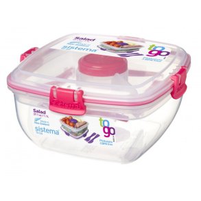Sistema To Go Salat-Brotdose 1,1 l, Rosa
