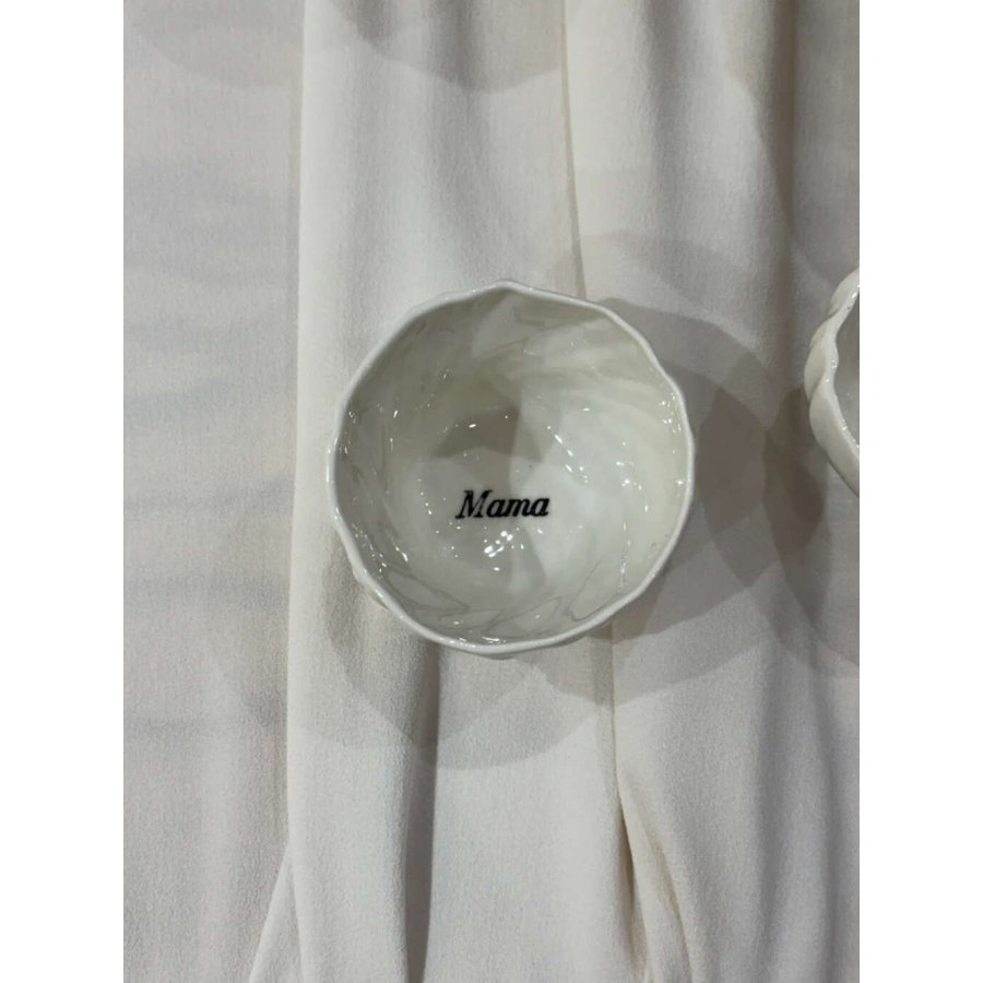 Atelier Mare Gezeiten Tasse Mama 24 cl, Wei