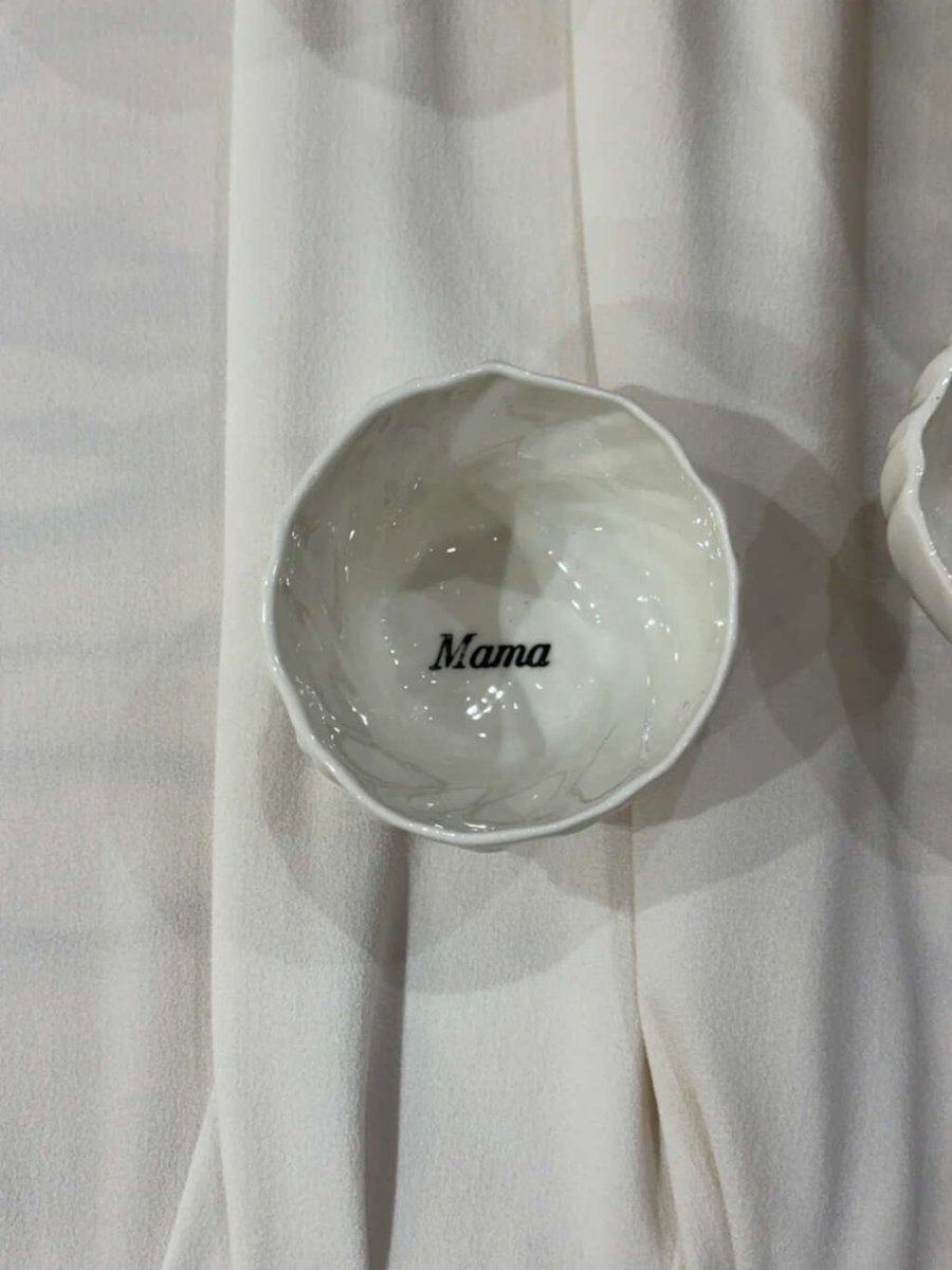 Atelier Mare Gezeiten Tasse Mama 24 cl, Wei