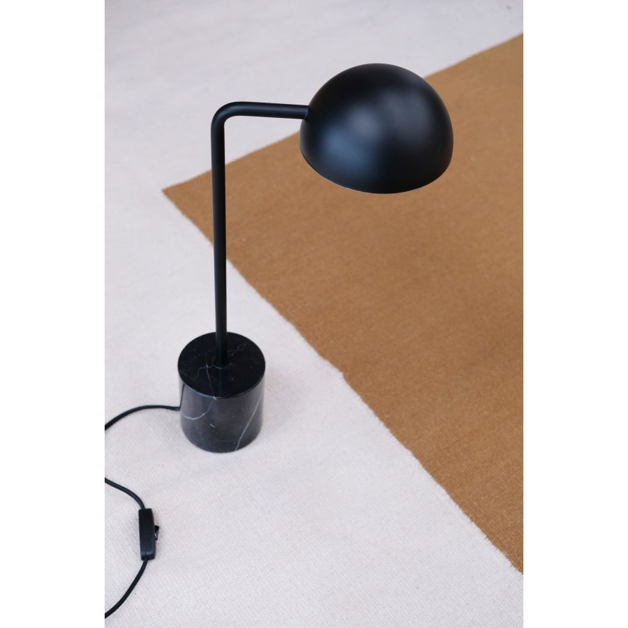 Dyberg Larsen Marmor Tischlampe H50 cm, Schwarz