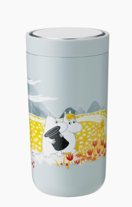 Stelton Click To Go Mumi Kop 0,2 L, Moomin Soft Sky