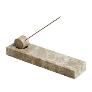 WOUD Monolith Rucherstbchenhalter 20 cm, Hellbraun