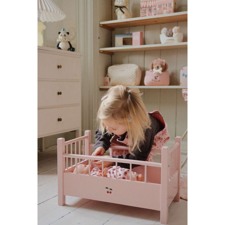 Konges Sljd Puppenbett 46cm, Pink