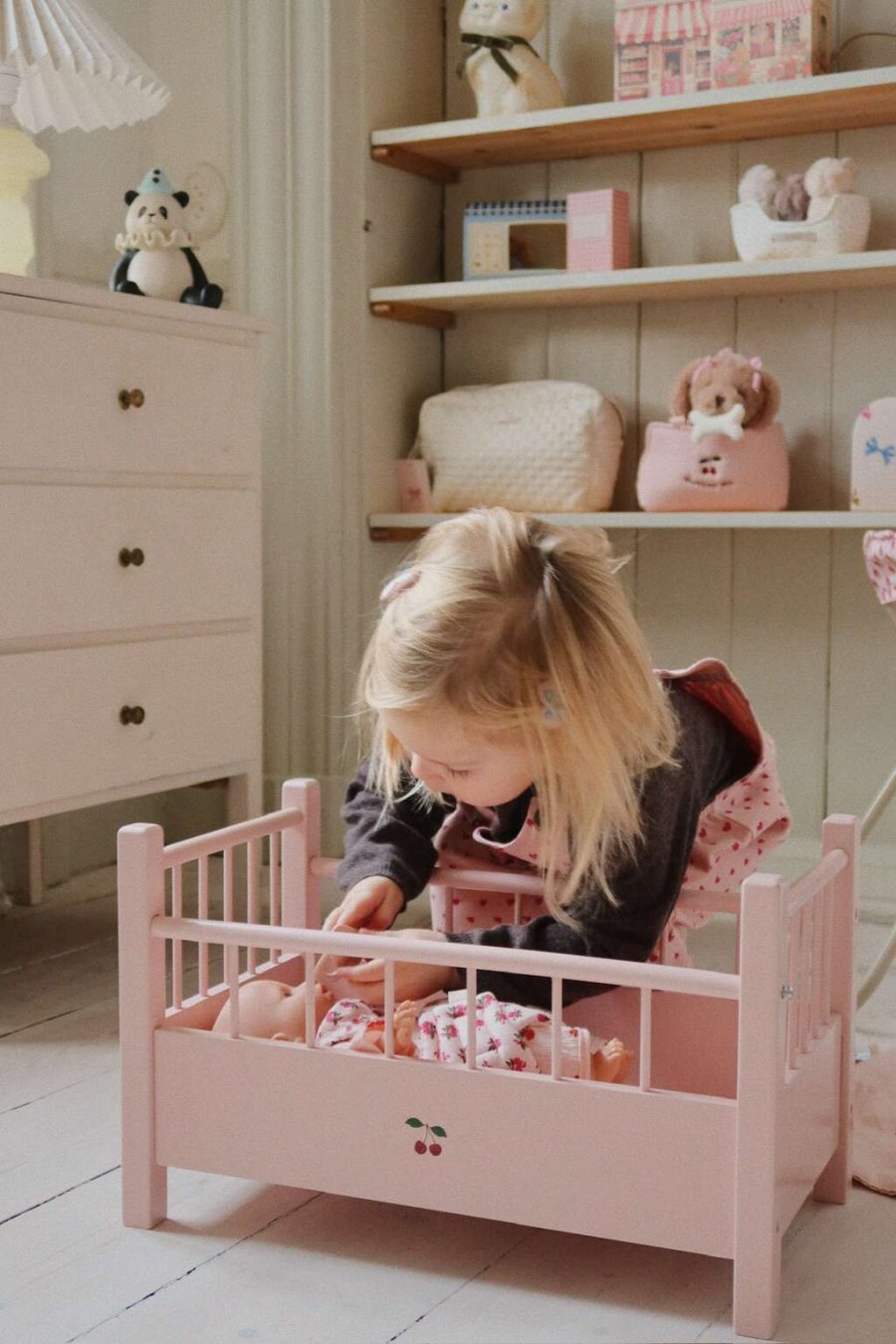 Konges Sljd Puppenbett 46cm, Pink