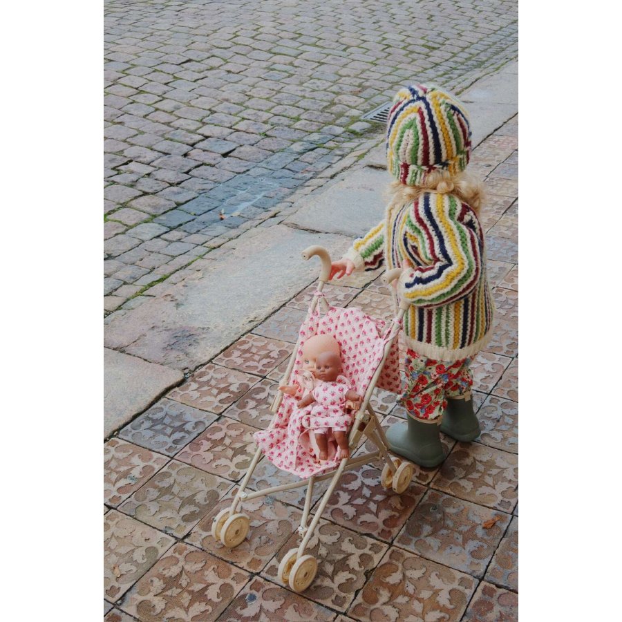Konges Sljd Dukkeklapvogn 57 cm, Rosie Rose