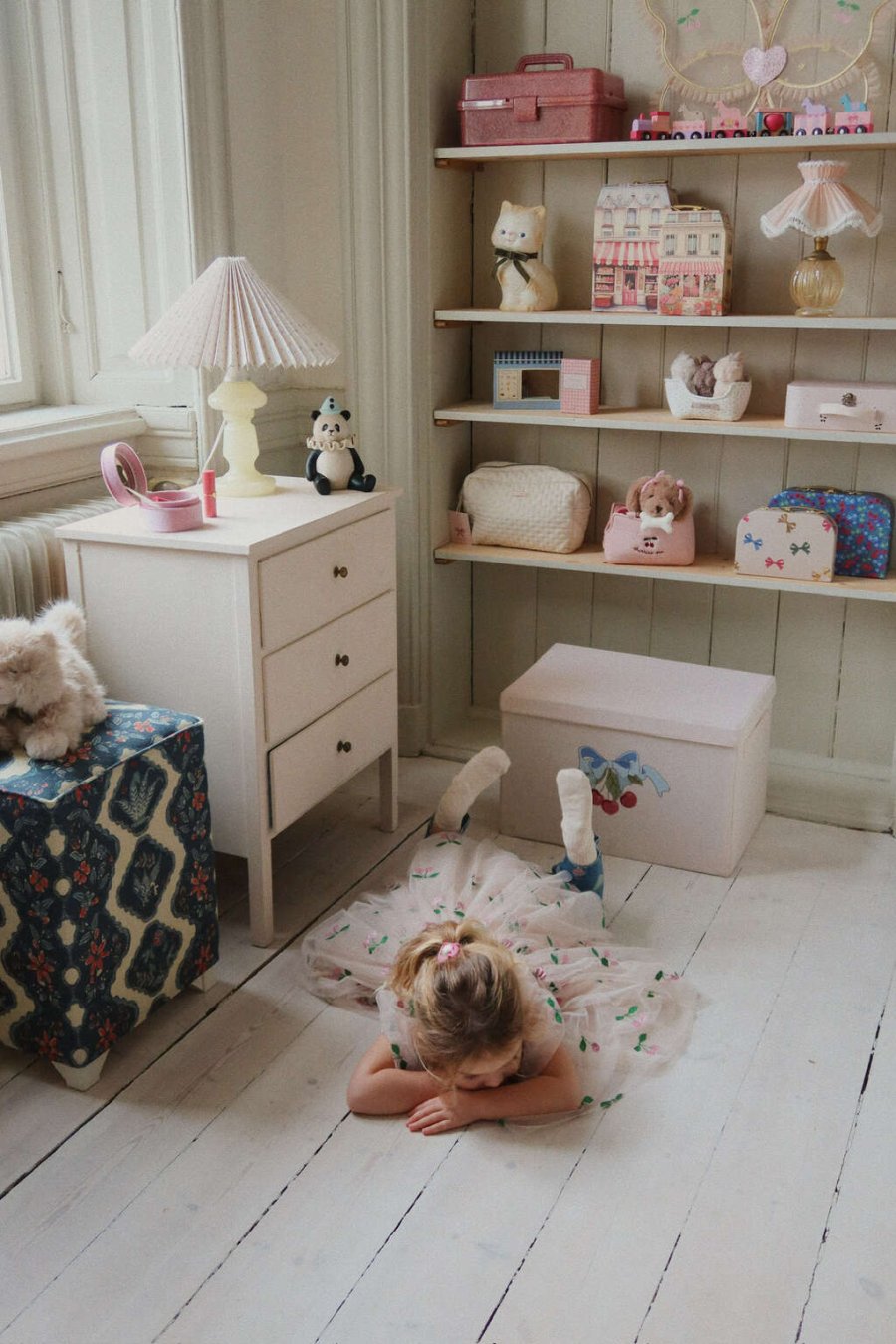 Konges Sljd Aufbewahrungskiste 4732cm, Cherry Bow