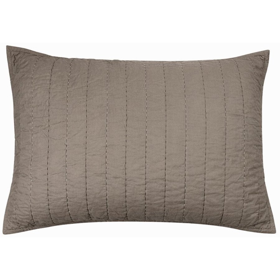 MOUD Home Senses Quiltet Pudebetr�k 50x70 cm, Brun