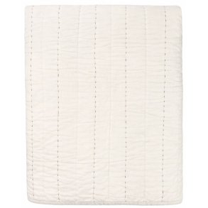 MOUD Home Senses Gewatteerde Bedsprei 260x260 cm, Beige