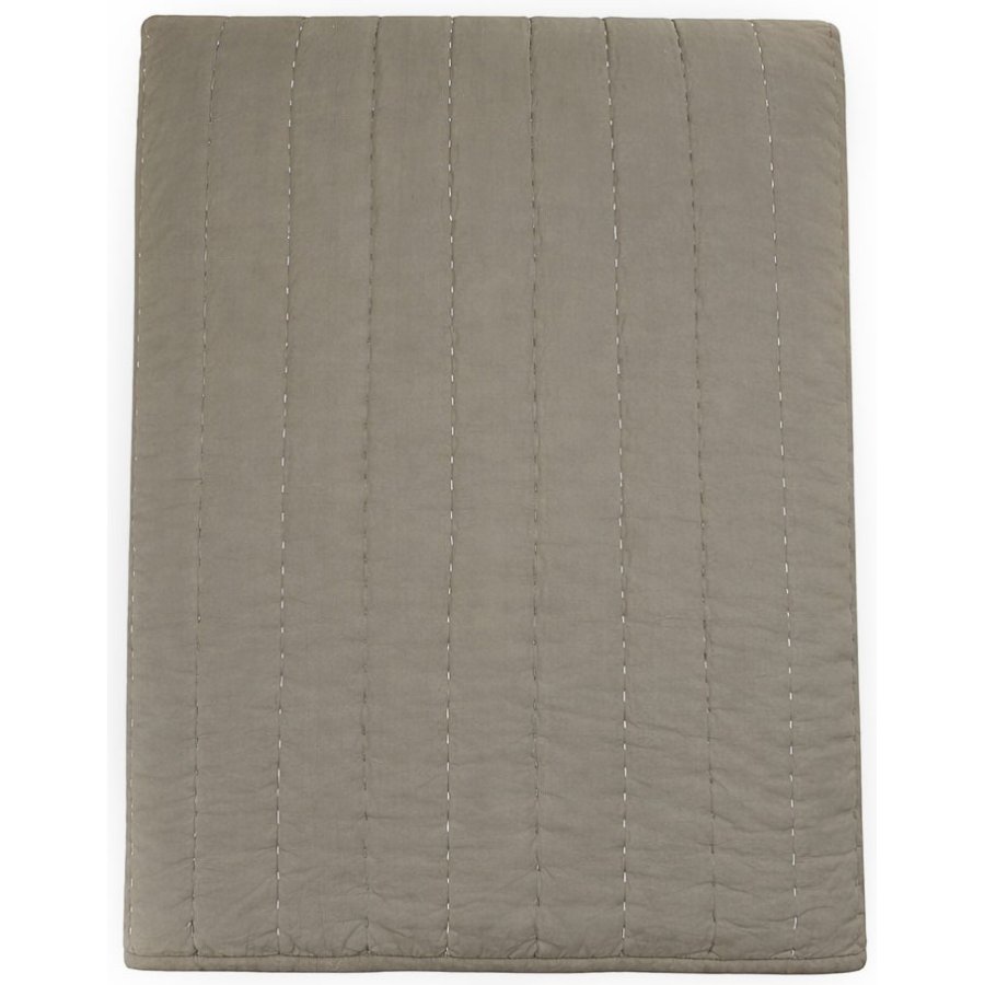 MOUD Home Senses Gewatteerde Bedsprei 260x260 cm, Bruin