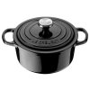 Le Creuset Rund Gryde 28 cm/6,7 L, Sort