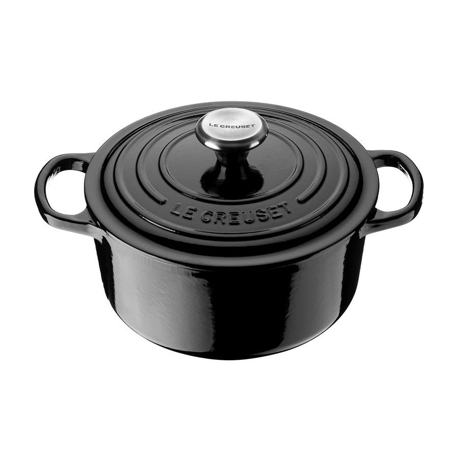 Le Creuset Rund Gryde 28 cm/6,7 L, Sort