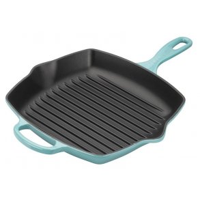 Le Creuset Signature Støbejernsgrillpande 26 cm, Caribbean