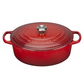 Le Creuset Signature Oval Gryde 31 cm/6,3 L, Cerise