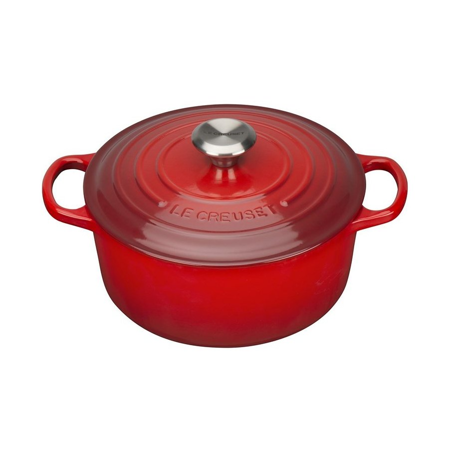Le Creuset Rund gryde 34 cm/12 L, Cerise Rd