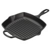 Le Creuset Signature Grillpande 26 cm, Mat Sort