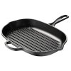 Le Creuset Oval grillpande 32 cm, Mat sort