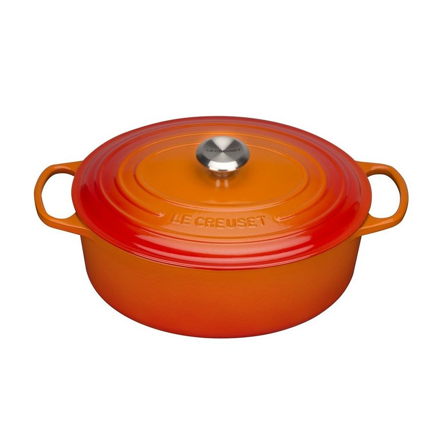 Le Creuset Signature Oval Gryde 31 cm/6,3 L, Volcanic