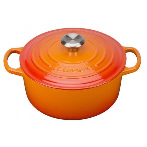 Le Creuset Signature Rund Støbejernsgryde 24 cm/4,2 L, Volcanic