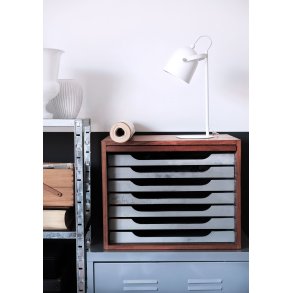 Dyberg Larsen Oslo Bordlampe H37 cm, Hvid