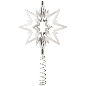 Georg Jensen Weihnachtsbaumspitze Stern 16,8cm Klein, Palladium