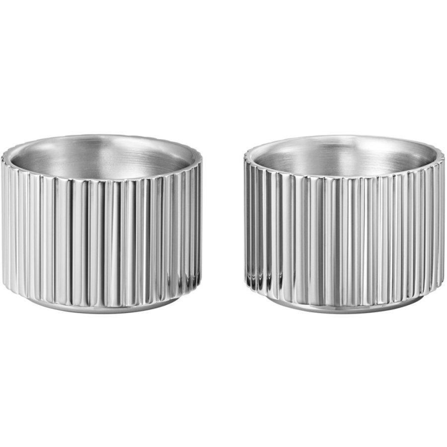 Georg Jensen Bernadotte Eierbecher 2er Set, Stahl